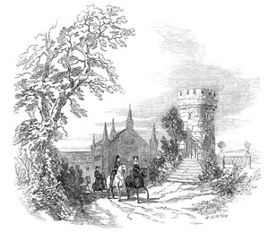 Rosenau - do desenho de Sua Alteza Real o Príncipe Alberto, 1845.