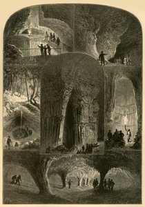 "Cenas em Caverna Mamute", 1874.  