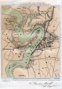 Vicksburg, Mississippi, e suas defesas, 1862-1867. de W Kemble