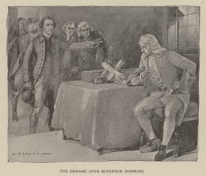 A exigência ao Governador Dunmore (litho) de W. P. Snyder