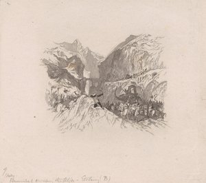 Hannibal passando os Alpes (vinheta)