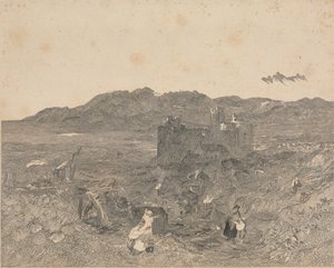 Castelo de Harlech, País de Gales do Norte de W. R. Smith