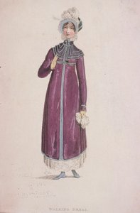 Uma mulher com um vestido para caminhar, c1810