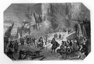 Menno van Coehoorn, soldado holandês e engenheiro militar, no cerco de Namur, 1692, c1870