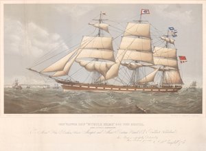 Navio de transporte de ferro "Myrtle Holme" (1875). James Ritchie, comandante. de W. T. Baldwin