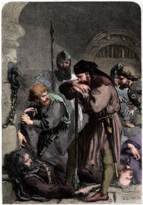 "Morte de Ricardo II", 1861 de W Thomas
