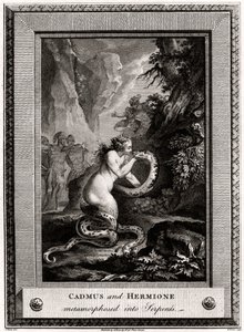 Cadmus e Hermione, metamorfoseados em Serpentes, 1776