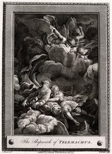 O Naufrágio de Telêmaco, 1777 de W. Walker