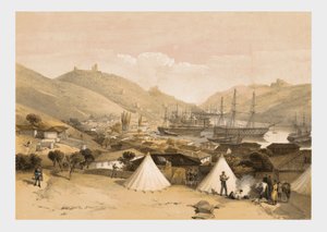 "Balaklava, olhando para o mar", 1855. de W Walton