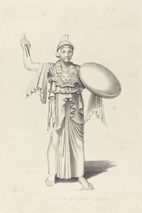 Minerva, de um bronze por Dédalo de W. Walton after John Flaxman