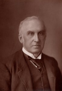 "Charles Russell, primeiro Barão Russell de Killowen (1832-1900) Advogado inglês. Presidente do Supremo Tribunal de Justiça de Inglaterra desde 1894 (woodburytype) de W. and D. (after) Downey