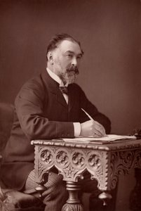 "Frederick Harrison (1831-1923) Jurista inglês e filósofo positivista. (woodburytype)