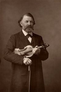 "Joseph Joachim (1831-1907) Violinista húngaro, compositor e diretor do Conservatório de Berlim (woodburytype) de W. and D. (after) Downey
