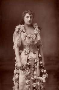 "Julia Neilson (1868-1957) Atriz inglesa (woodburytype) de W. and D. (after) Downey