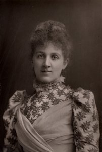 "Liza Lehmann (Elizabetta Nina Mary Frederika Lehmann - 1862-1918) soprano e compositora inglesa. (woodburytype) de W. and D. (after) Downey