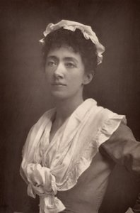 "Marion Terry (1852-1930) Atriz inglesa e irmã de Ellen Terry e Fred Terry (woodburytype) de W. and D. (after) Downey