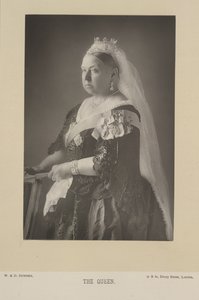 Rainha Vitória. Rainha do Reino Unido da Grã-Bretanha e Irlanda, e (a partir de 1876) Imperatriz da Índia. Retrato.