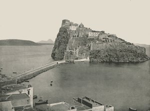 Castelo Aragonese, Ísquios, Itália, 1895.