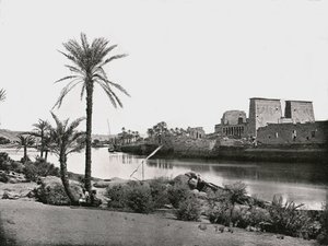 Templo de Ísis, Philae, Egito, 1895.