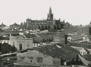 A Catedral, Sevilha, Espanha, 1895. de W and S Ltd