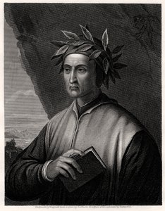 Dante Alighieri, poeta italiano, século XIX. de Wagstaff