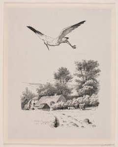Ilustração para Christian Winther, "Chresten e Lene".