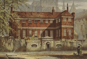 Casa de Ashburnham, Dean&39;s Yard, Westminster (cromolito) de Waldo Sargeant
