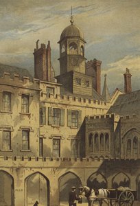 Capela e Hall, Lincoln&39;s Inn (Chromolitho) de Waldo Sargeant