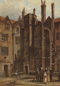 Gatehouse Court, Lincoln&39;s Inn (cromolito)