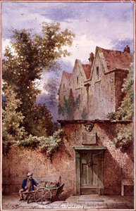 Casa de Nell Gwynne, Bagnigge Wells, St Pancras, Londres, 1865