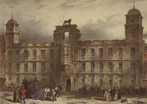 Casa de Northumberland, Strand (chromolitho) de Waldo Sargeant