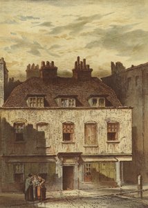 Casas velhas, rua de Dyott, Bloomsbury (chromolitho)