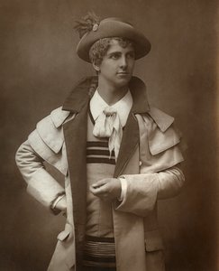 C Hayden Coffin, ator e cantor britânico, 1887.  