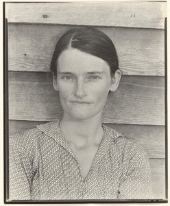 Allie Mae Burroughs, mulher de um meeiro de algodão, Condado de Hale, Alabama