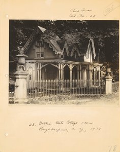 [Casa de campo gótica perto de Poughkeepsie, Nova Iorque] de Walker Evans