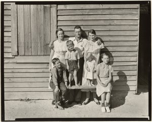 Família de agricultores, Condado de Hale, Alabama / Família Burroughs, Condado de Hale, Alabama