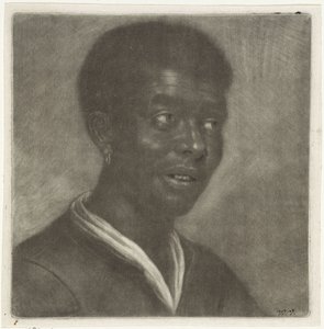Cabeça de um homem negro, c.1660-70 de Wallerant Vaillant