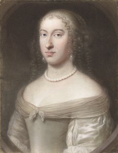 Retrato de Maria Teresa da Espanha 1638-1683, rainha consorte da França e Navarra, 1660.