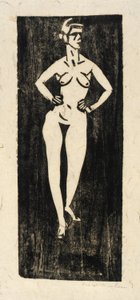 (Nu em pé) de Walt Kuhn