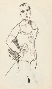 Acrobata feminina de Walt Kuhn