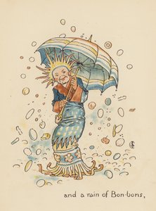Ilustração para Legends for Lionel de Walter Crane (litografia a cores) de Walter (after) Crane