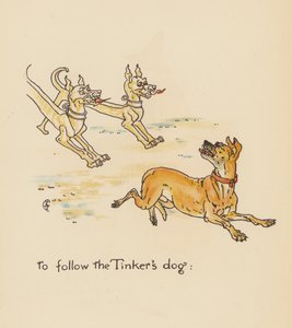 Ilustração para Legends for Lionel de Walter Crane (litografia a cores) de Walter (after) Crane