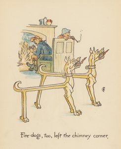 Ilustração para Legends for Lionel de Walter Crane (litografia a cores) de Walter (after) Crane