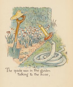 Ilustração para Legends for Lionel de Walter Crane (litografia a cores) de Walter (after) Crane
