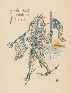 Ilustração para Legends for Lionel de Walter Crane (litografia a cores) de Walter (after) Crane