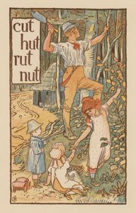 Página de The Golden Primer (cor litho) de Walter (after) Crane