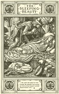 A Bela Adormecida (gravação) de Walter (after) Crane