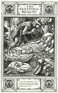 A Bela Adormecida (gravação) de Walter (after) Crane