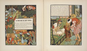Ali Baba e os Quarenta Ladrões. de Walter Crane