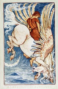 Belerofonte em Pégaso de Walter Crane